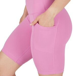 Womens High Waisted Biker Shorts with Side Pockets Workout Shorts 5”, 7”, 9”